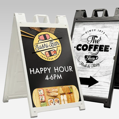 A-Frame Signs / Sandwich Boards A-Frame Signs / Sandwich Boards