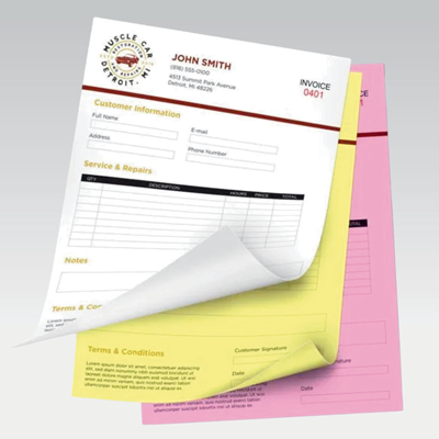 Quick & Short Run Carbonless / NCR Forms Quick & Short Run Carbonless / NCR Forms