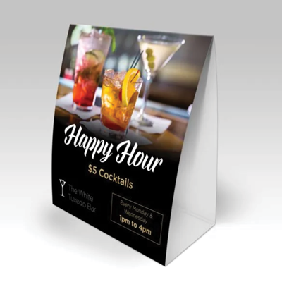 Quick & Short Run Table Tents Quick & Short Run Table Tents