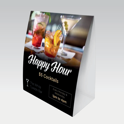 Quick & Short Run Table Tents Quick & Short Run Table Tents