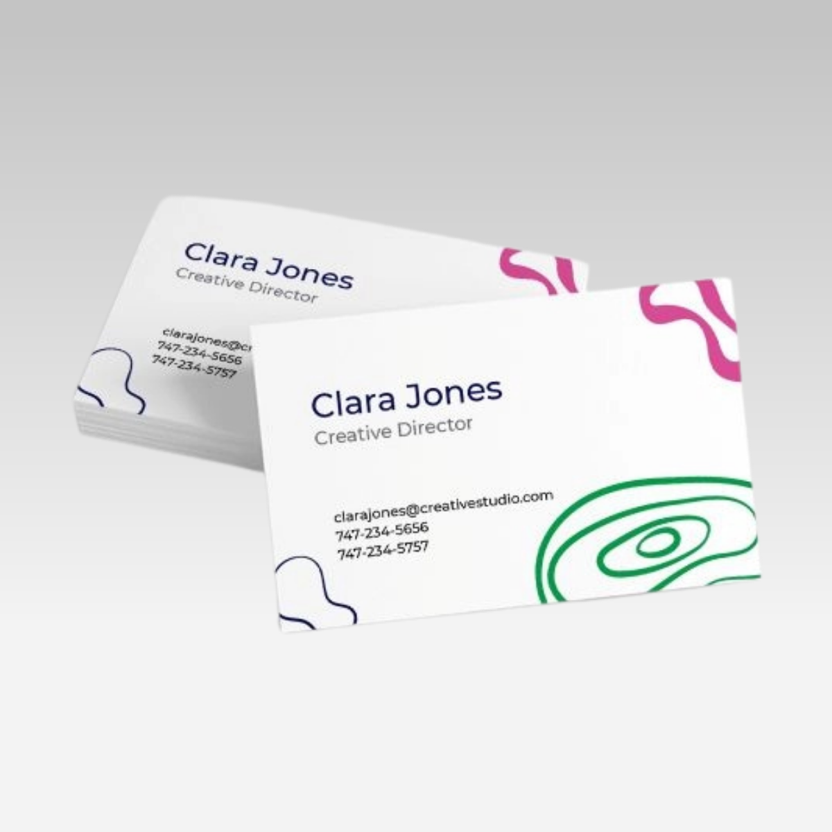 Raised Thermography Business Cards Raised Thermography Business Cards